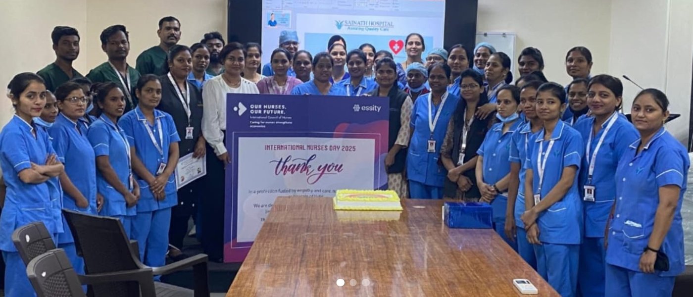 Premsai Vision Industries nursing staff celebrating International Nurses Day 2025